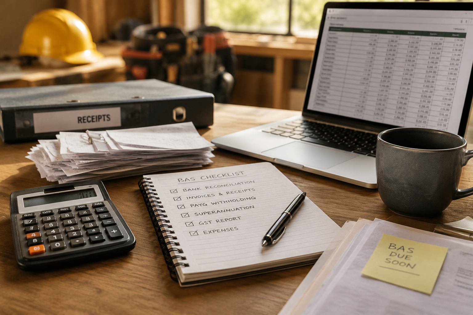 Bookkeeping for Tradies: What to Sort Before BAS Time