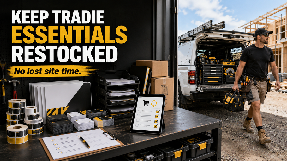 How To Keep Tradie Business Essentials Restocked Without Losing A Day On Site