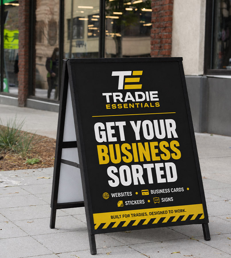 A Frame, Metal, Corflute Banners, 600mm X 1000