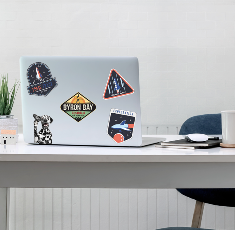 Die Cut Stickers 75mm x 75mm